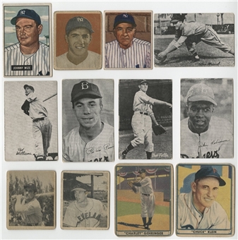 1941-1952 Bowman, Play Ball and Bond Bread Collection (125+) Including Hall of Famers